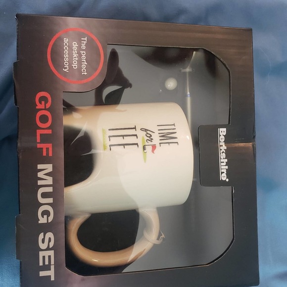 New Berkshire Golf Mug Set that says time for tee - Picture 2 of 3